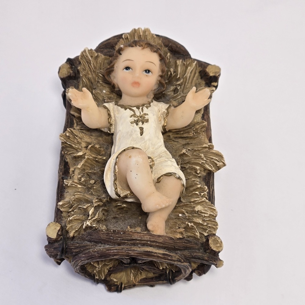 Horentine Collection‎ Resin Baby Jesus Nativity Christmas Holiday Decor